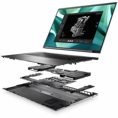 Station de travail mobile à écran tactile Dell Precision 5000 5690 16" - UHD+ - Intel Core Ultra 7 165H - Technologie vPro - Plateforme Intel Evo - 32 Go - SSD 512 Go - Clavier anglais (États-Unis) - Gris Titan anodisé JRPXV