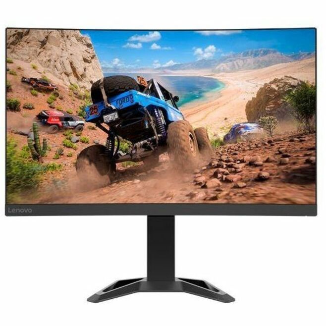Moniteur LED incurvé Lenovo G27qc-30 27" WQHD - 16:9 - Noir corbeau 66F4GCC2US