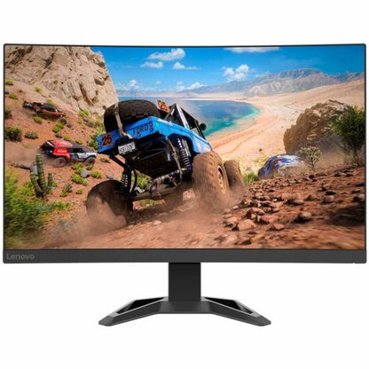 Moniteur LED incurvé Lenovo G27qc-30 27" WQHD - 16:9 - Noir corbeau 66F4GCC2US