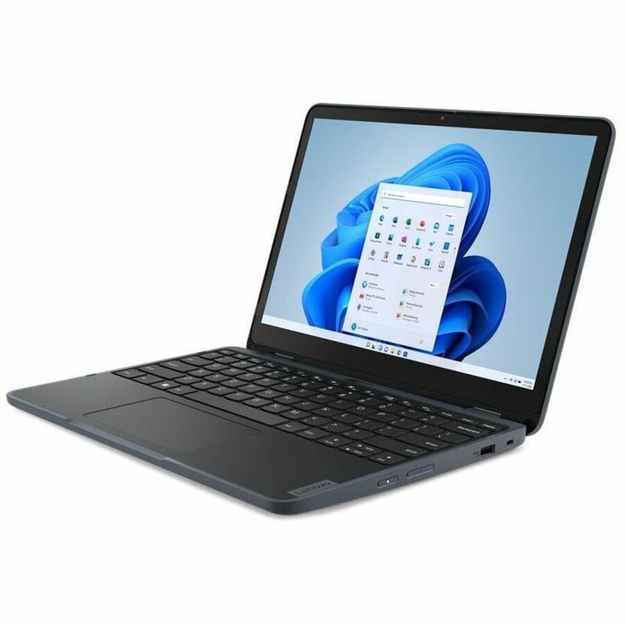 Lenovo 500w Yoga Gen 4 82VQ000RUS Ordinateur portable convertible 2 en 1 à écran tactile 12,2" - WUXGA - Intel Core i3 i3-N300 - 8 Go - SSD 128 Go - Clavier anglais - Gris ardoise 82VQ000RUS