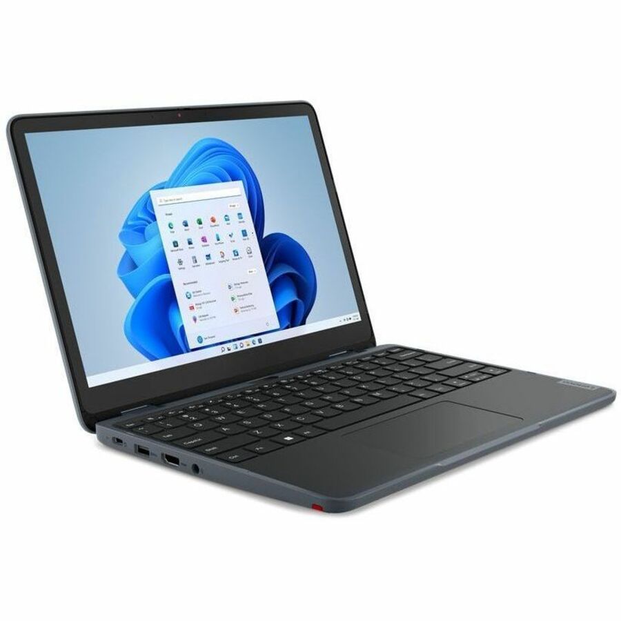 Lenovo 500w Yoga Gen 4 82VQ000TCF Ordinateur portable convertible 2 en 1 à écran tactile 12,2" - WUXGA - Intel Core i3 i3-N300 - 8 Go - SSD 256 Go - Clavier français, anglais - Gris ardoise 82VQ000TCF