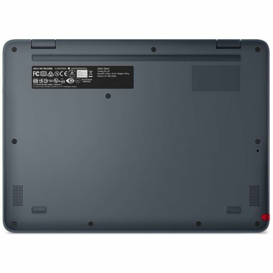 Lenovo 500w Yoga Gen 4 82VQ000TCF Ordinateur portable convertible 2 en 1 à écran tactile 12,2" - WUXGA - Intel Core i3 i3-N300 - 8 Go - SSD 256 Go - Clavier français, anglais - Gris ardoise 82VQ000TCF