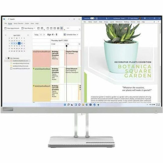 Moniteur LED Full HD Lenovo L24e-40 24 pouces - 16:9 - Gris nuage 67AAKCC3US