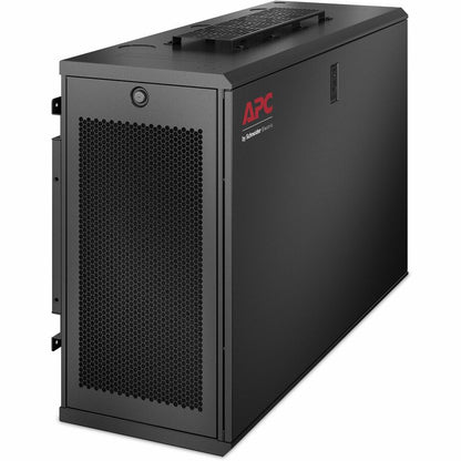 APC by Schneider Electric NetShelter WX 6U Low-Profile Wall Mount Enclosure 120V Fans AR106V