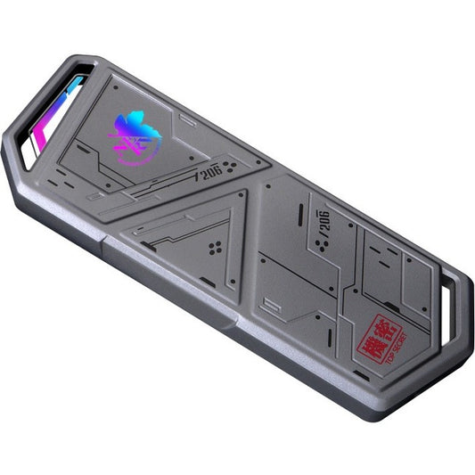 Boîtier de disque dur Asus ROG Strix Arion EVA Edition ESD-S1C/SIL/G/AS EVA// PCI Express NVMe - USB 3.2 (Gen 2) Interface hôte externe - Argent ESD-S1C/SIL/G/AS EVA//