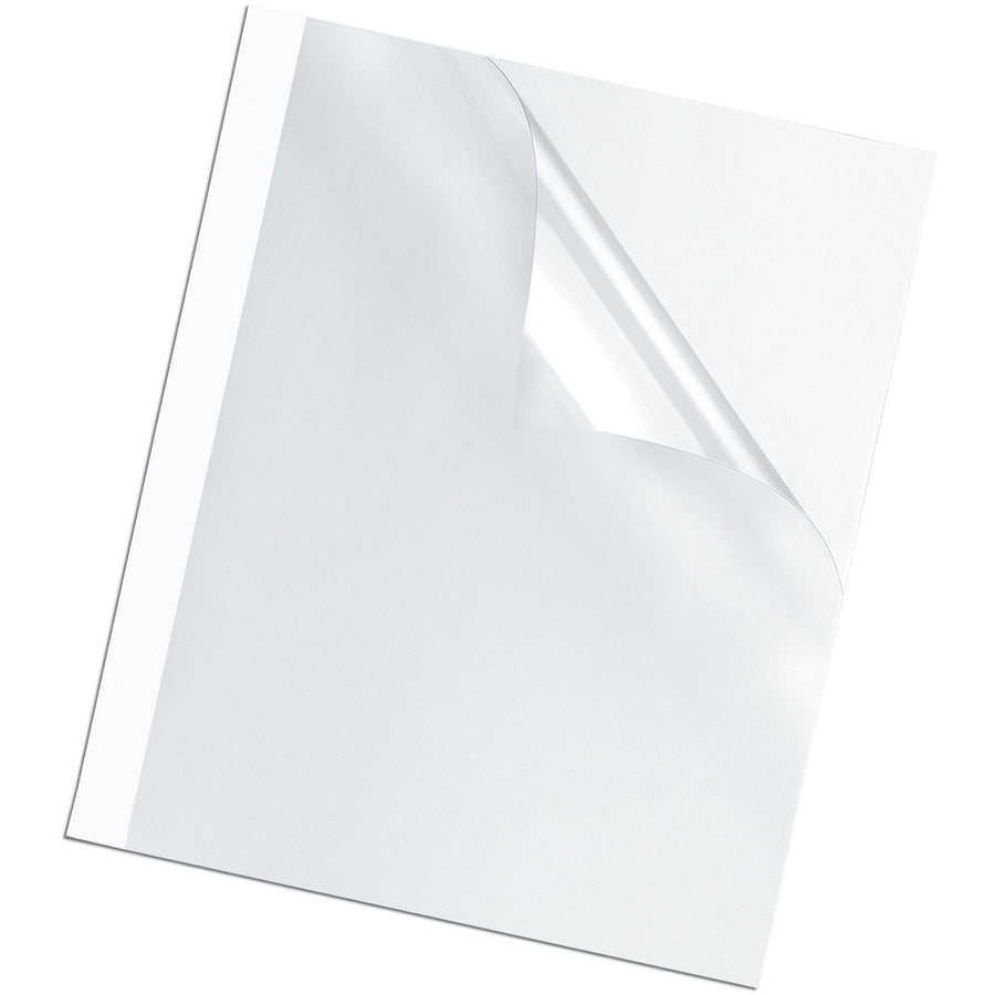 Couvertures de présentation thermiques Fellowes - 1/4", 60 feuilles, blanc 52222