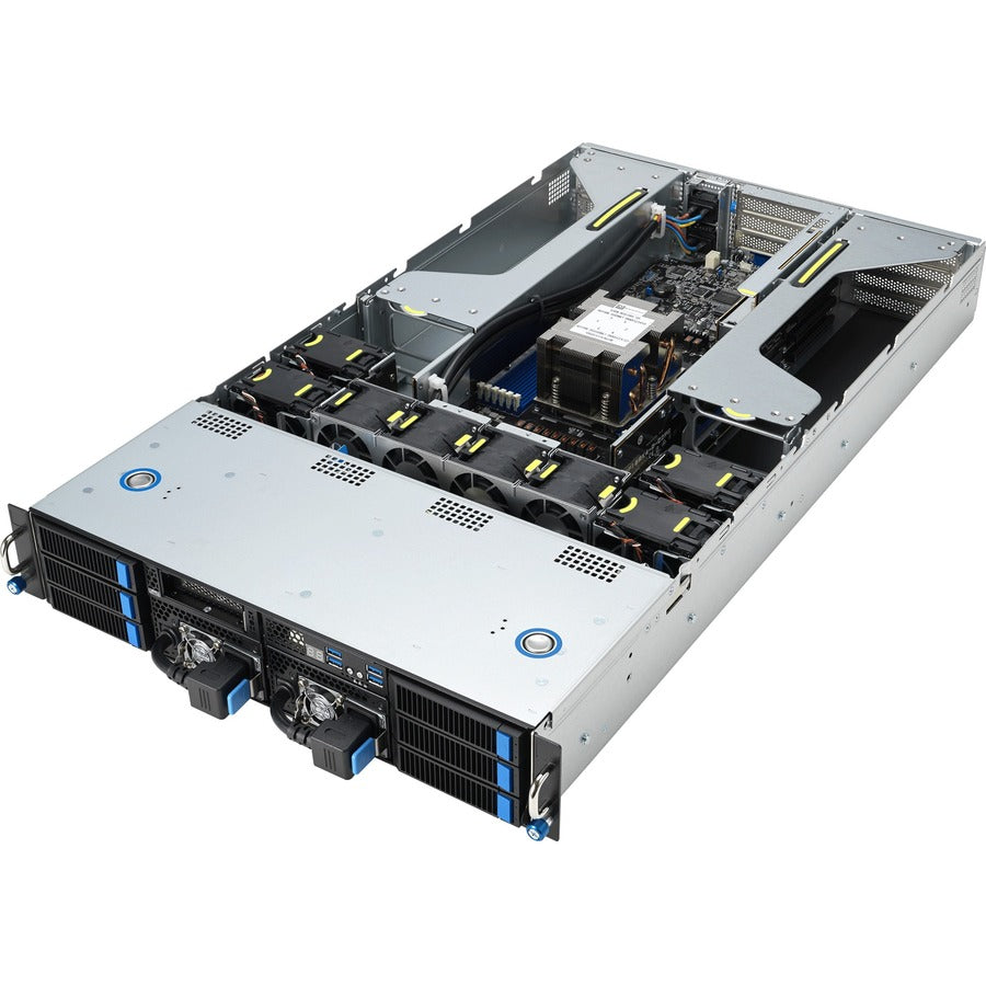 Système Barebone Asus - Montable en rack 2U - Socket SP5 LGA-6096 - 1 x prise en charge du processeur - AMD ESC4000A-E12-26WGP