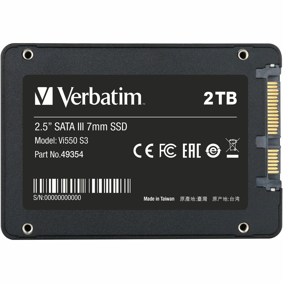 Disque SSD Verbatim Vi550 2 To - 2,5" interne - SATA (SATA/600) 49354
