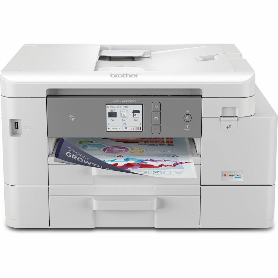 Imprimante multifonction à jet d'encre filaire et sans fil Brother INKvestment Tank MFC-J4535DWXL - Couleur MFCJ4535DWXL