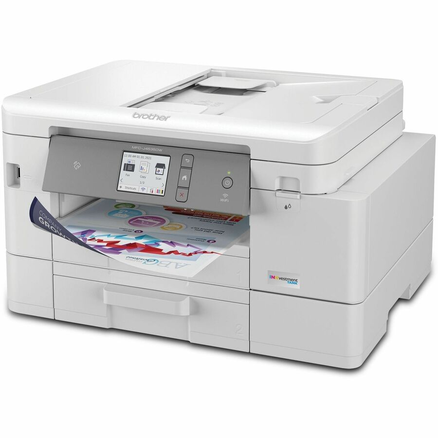 Imprimante multifonction à jet d'encre filaire et sans fil Brother INKvestment Tank MFC-J4535DWXL - Couleur MFCJ4535DWXL