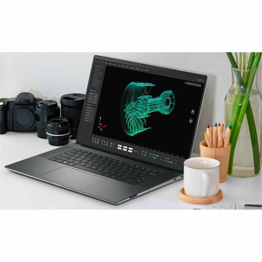 Station de travail mobile Dell Precision 5000 5690 16" - Full HD Plus - Intel Core Ultra 7 165H - Technologie vPro - Plateforme Intel Evo - 32 Go - SSD 512 Go - Clavier anglais (États-Unis) - Gris Titan anodisé W7XCG