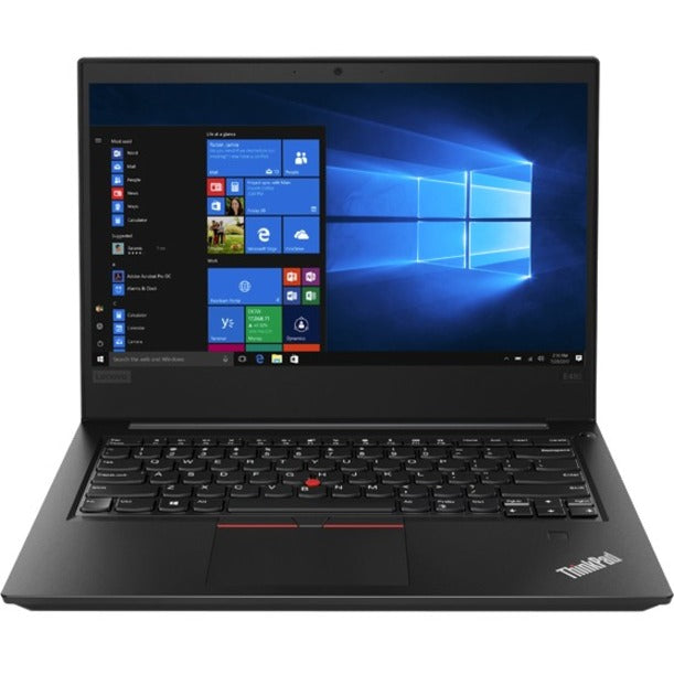 Ordinateur portable Lenovo ThinkPad E480 20KN003XUS 14" - Intel Core i5 8e génération i5-8250U - 8 Go - SSD 256 Go - Clavier anglais (États-Unis) - Noir 20KN003XUS