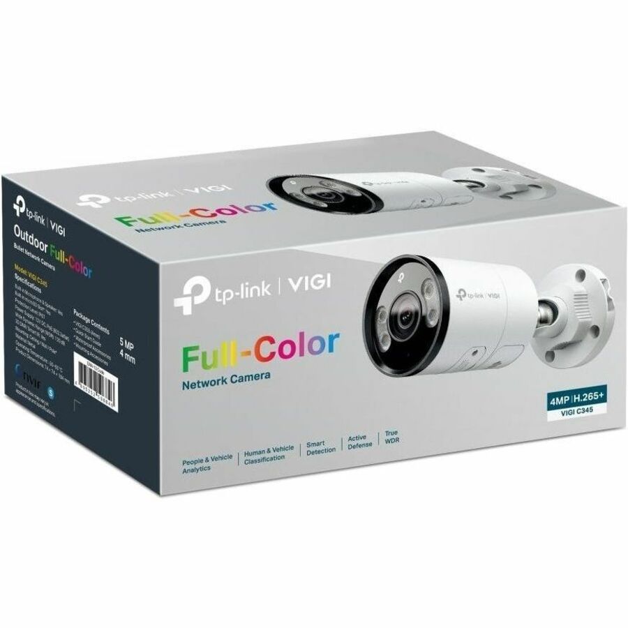 Caméra réseau extérieure TP-Link VIGI C345 4 mégapixels - Couleur - Bullet VIGI C345 (2,8 mm)