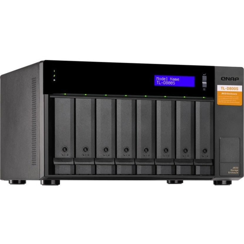 Boîtier de disque dur SATA/600 QNAP TL-D800S - Tour d'interface hôte mini-SAS TL-D800S-US