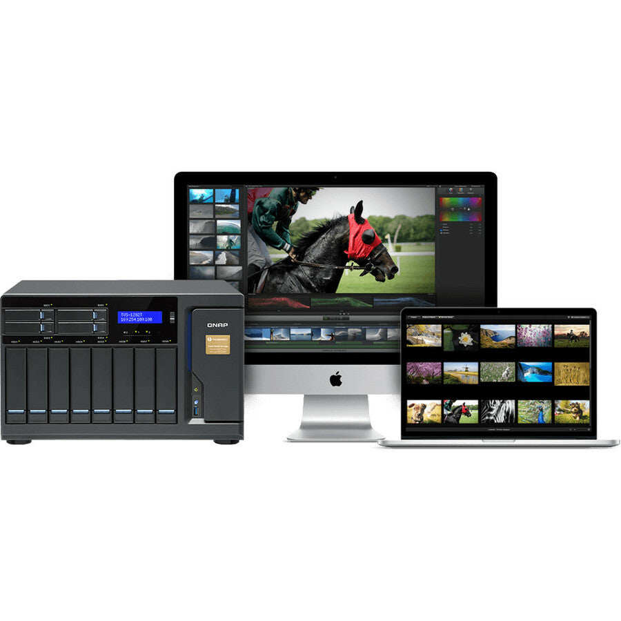 Système de stockage SAN/NAS/DAS QNAP Turbo NAS TVS-1282T-I7-64G TVS-1282T-I7-64G-US
