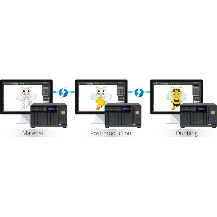 Système de stockage SAN/NAS/DAS QNAP Turbo NAS TVS-1282T-I7-64G TVS-1282T-I7-64G-US
