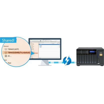 Système de stockage SAN/NAS/DAS QNAP Turbo NAS TVS-1282T-I7-64G TVS-1282T-I7-64G-US