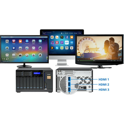 Système de stockage SAN/NAS/DAS QNAP Turbo NAS TVS-1282T-I7-64G TVS-1282T-I7-64G-US