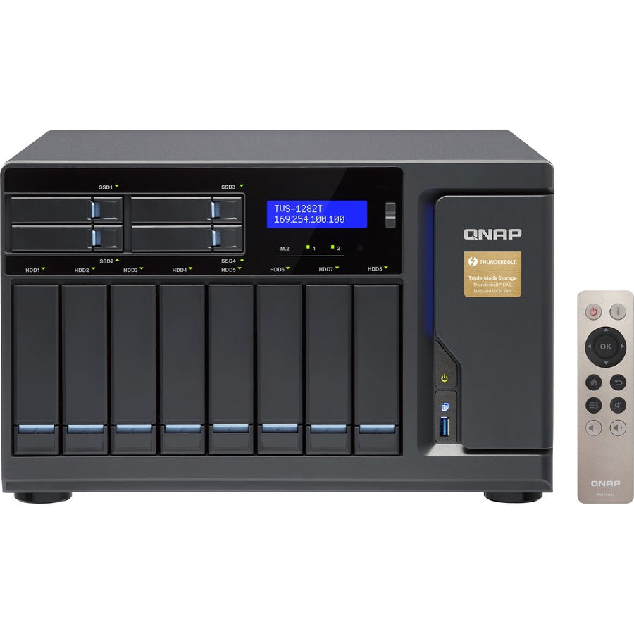 Système de stockage SAN/NAS/DAS QNAP Turbo NAS TVS-1282T-I7-64G TVS-1282T-I7-64G-US