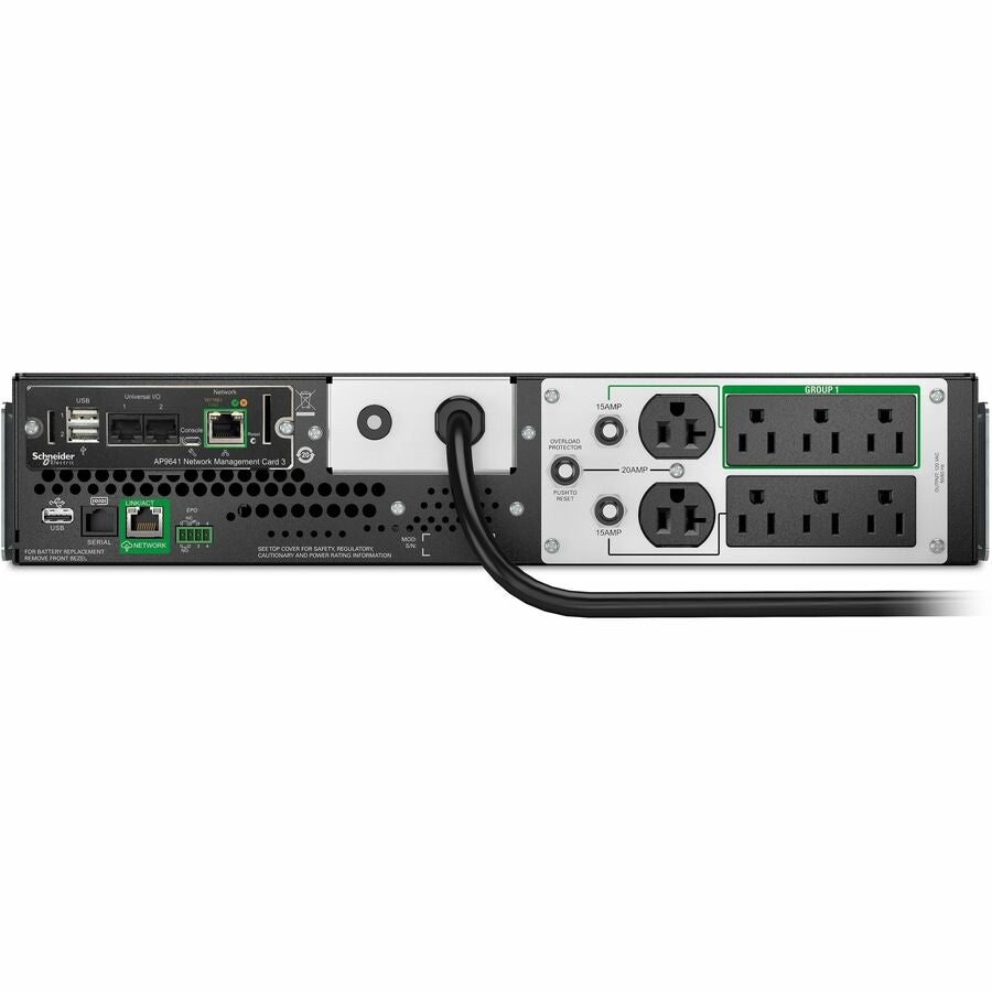 Onduleur Smart-UPS APC by Schneider Electric, lithium-ion, 2 200 VA, 120 V avec port SmartConnect et carte réseau SMTL2200RM2UCNC