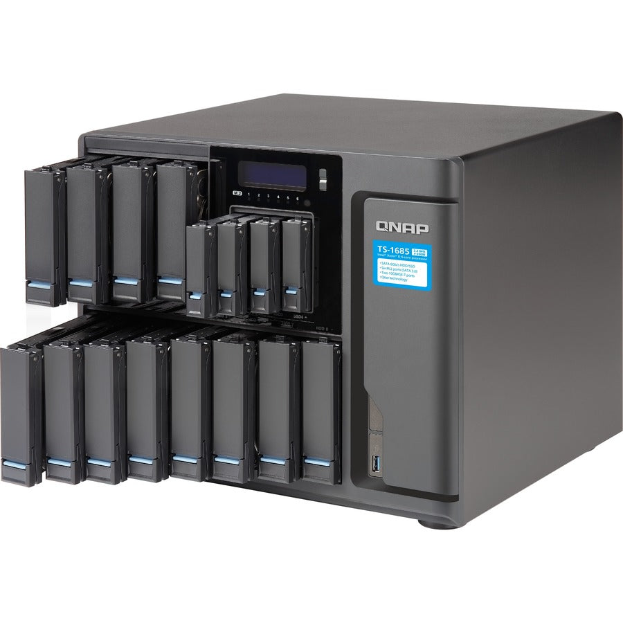 QNAP Super NAS Xeon D 16 baies haute capacité avec performances exceptionnelles TS-1685-D1531-32G-US