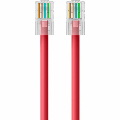 Câble de raccordement Ethernet Belkin CAT6, RJ45, M/M A3L980-25-RED
