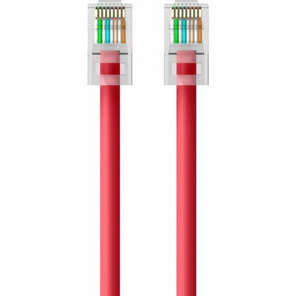 Câble de raccordement Ethernet Belkin CAT6, RJ45, M/M A3L980-25-RED
