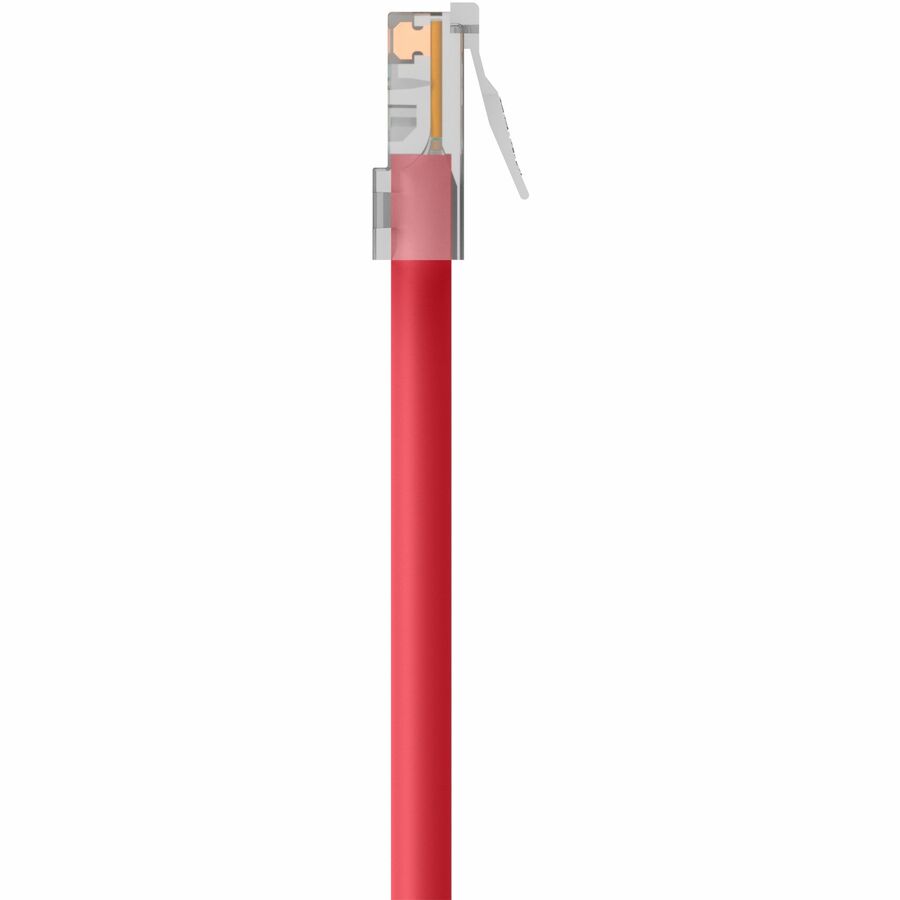 Câble de raccordement Ethernet Belkin CAT6, RJ45, M/M A3L980-25-RED