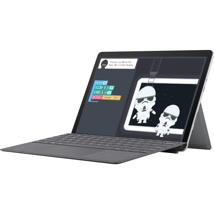 Tablette Microsoft Surface Go 2 - 10,5" - 8 Go - SSD 128 Go - Windows 10 Famille en mode S - Platinum STQ-00001