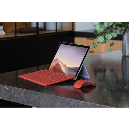 Étui clavier/housse Microsoft Type Cover pour Microsoft Surface Go 2, tablette Surface Go - Rouge coquelicot KCT-00061