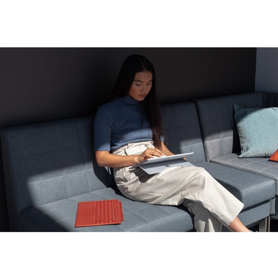 Étui clavier/housse Microsoft Type Cover pour Microsoft Surface Go 2, tablette Surface Go - Rouge coquelicot KCT-00061