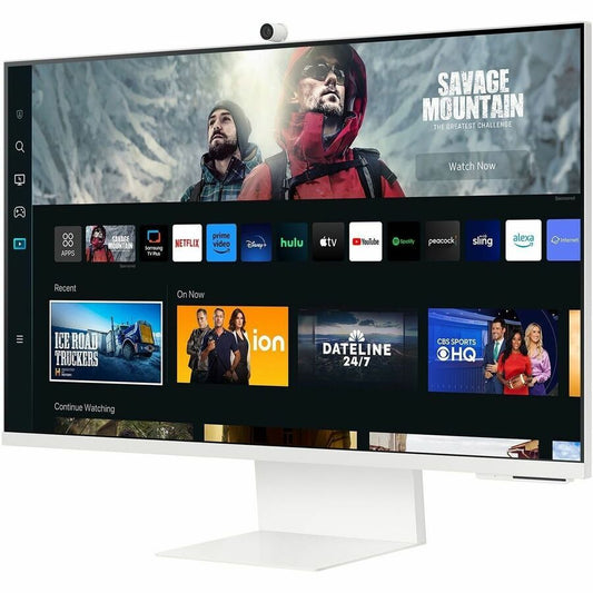 Moniteur LCD intelligent Samsung S32CM801UN 32" avec webcam 4K UHD - 16:9 - Blanc chaud LS32CM801UNXZA