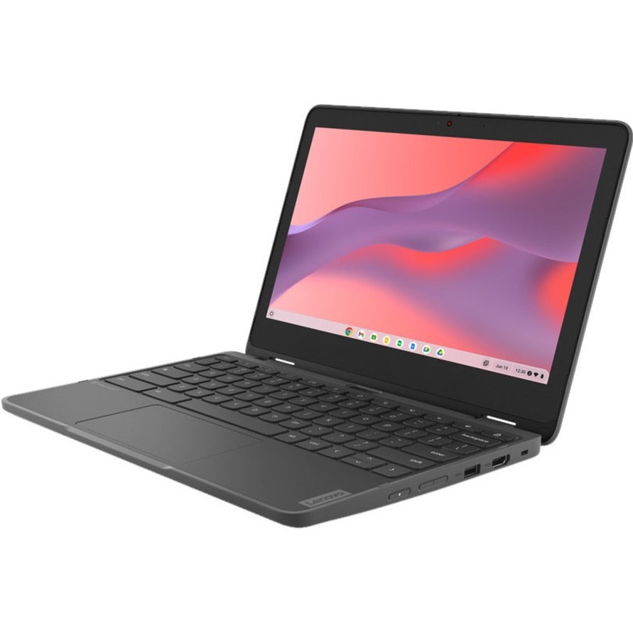 Lenovo 300e Yoga Chromebook Gen 4 82W20009CF Chromebook convertible 2 en 1 tactile 11,6" - HD - Octa-core (ARM Cortex A76 + Cortex A55) - 8 Go - Mémoire flash 64 Go - Clavier français, anglais - Gris graphite 82W20009CF