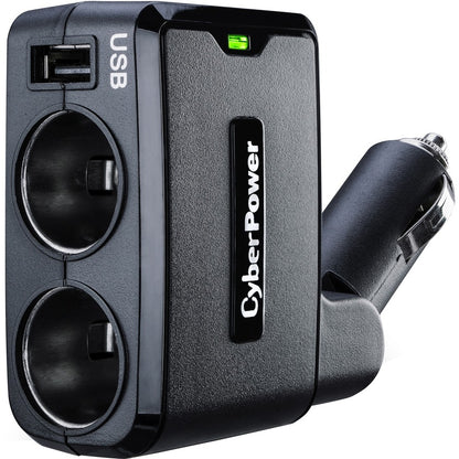 Ports d'alimentation mobiles CyberPower CPTDC1U2DC (2) ports CC et (1) port de chargement USB 2,1 A CPTDC1U2DC