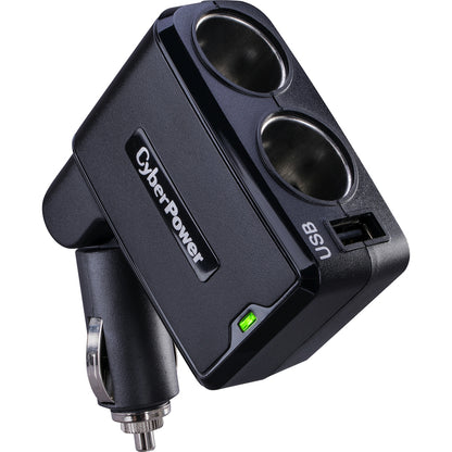 Ports d'alimentation mobiles CyberPower CPTDC1U2DC (2) ports CC et (1) port de chargement USB 2,1 A CPTDC1U2DC