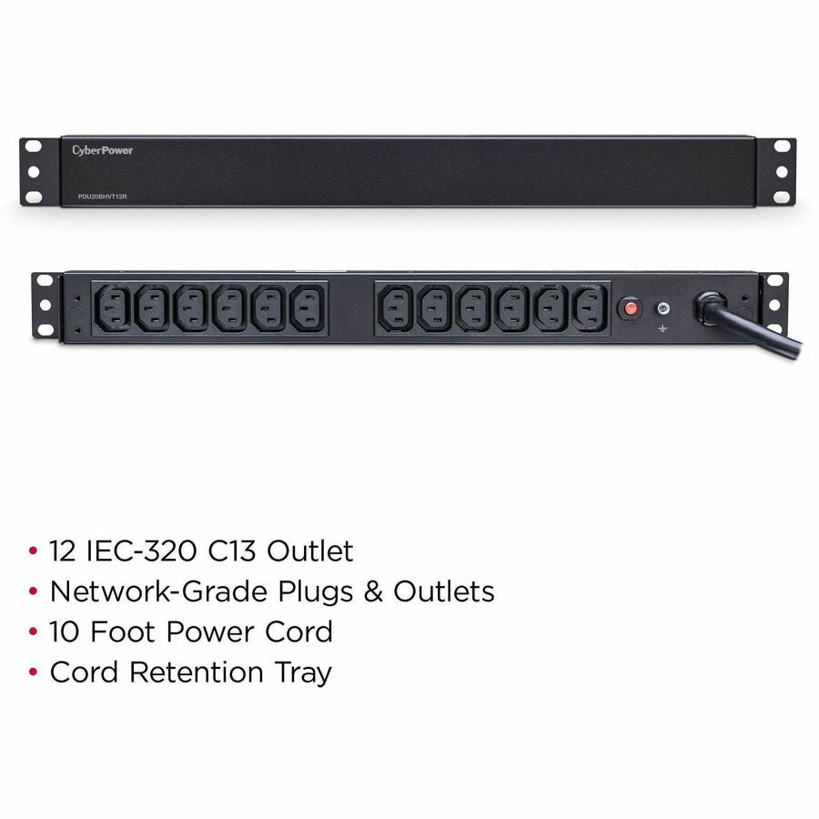 PDU CyberPower Basic PDU20BHVT12R 12 prises PDU20BHVT12R