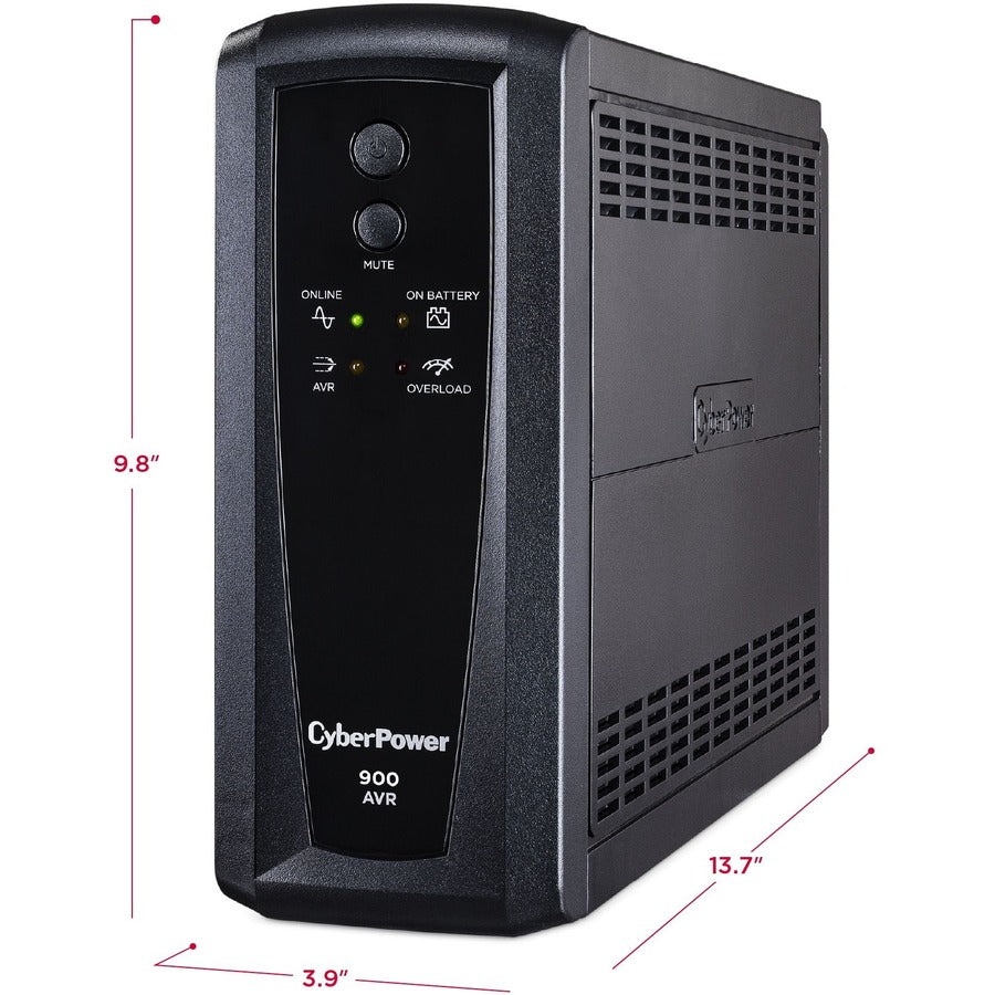 Systèmes d'alimentation sans coupure CyberPower CP900AVR AVR - 900 VA / 560 W CP900AVR