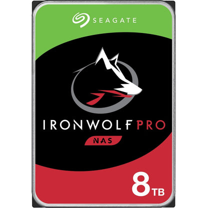 Seagate IronWolf Pro ST8000NE001 8 TB Hard Drive - 3.5" Internal - SATA (SATA/600) - Conventional Magnetic Recording (CMR) Method ST8000NE001