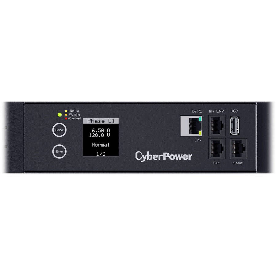 PDU surveillé 3 phases 120 - 208 VCA 20 A CyberPower CyberPower PDU33103 PDU33103