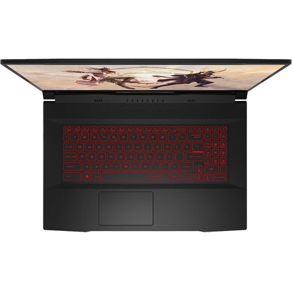Ordinateur portable de jeu MSI Katana GF76 Katana GF76 11UE-287CA 17,3" - Full HD - Intel Core i7 11e génération i7-11800H - 16 Go - SSD 512 Go - Noir de base KATANA GF76 11UE-287CA