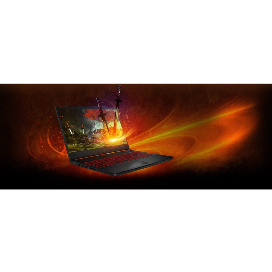 Ordinateur portable de jeu MSI Katana GF76 Katana GF76 11UE-287CA 17,3" - Full HD - Intel Core i7 11e génération i7-11800H - 16 Go - SSD 512 Go - Noir de base KATANA GF76 11UE-287CA