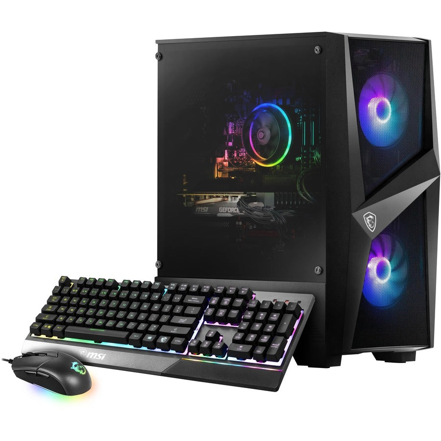 Ordinateur de bureau de jeu MSI Codex R 11TC-057US - Intel Core i5 11e génération i5-11400F Hexa-core (6 cœurs) 2,60 GHz - 16 Go de RAM DDR4 SDRAM - SSD M.2 PCI Express NVMe de 500 Go COR11TC057