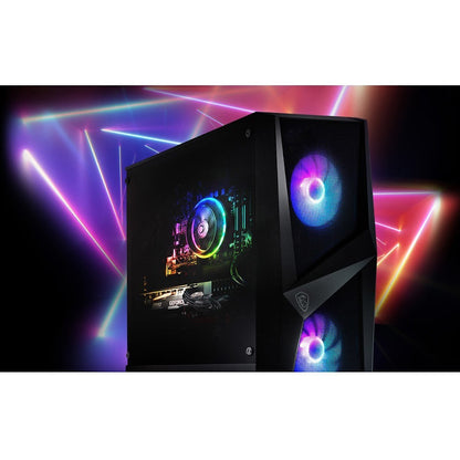 Ordinateur de bureau de jeu MSI Codex R 11TC-057US - Intel Core i5 11e génération i5-11400F Hexa-core (6 cœurs) 2,60 GHz - 16 Go de RAM DDR4 SDRAM - SSD M.2 PCI Express NVMe de 500 Go COR11TC057