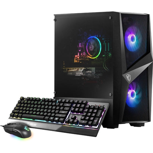 Ordinateur de bureau de jeu MSI Codex R 11TC-058US - Intel Core i7 11e génération i7-11700F Octa-core (8 cœurs) 2,50 GHz - 16 Go de RAM DDR4 SDRAM - 1 To de SSD M.2 PCI Express NVMe COR11TC058