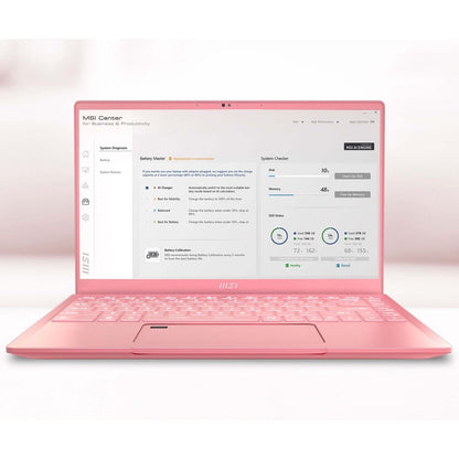 MSI Prestige 14 Prestige 14 A11SB-631CA Ordinateur portable 14" - Full HD - Intel Core i7 11e génération i7-1185G7 - 16 Go - SSD 1 To - Rose PRESTIGE 14 A11SB-631CA