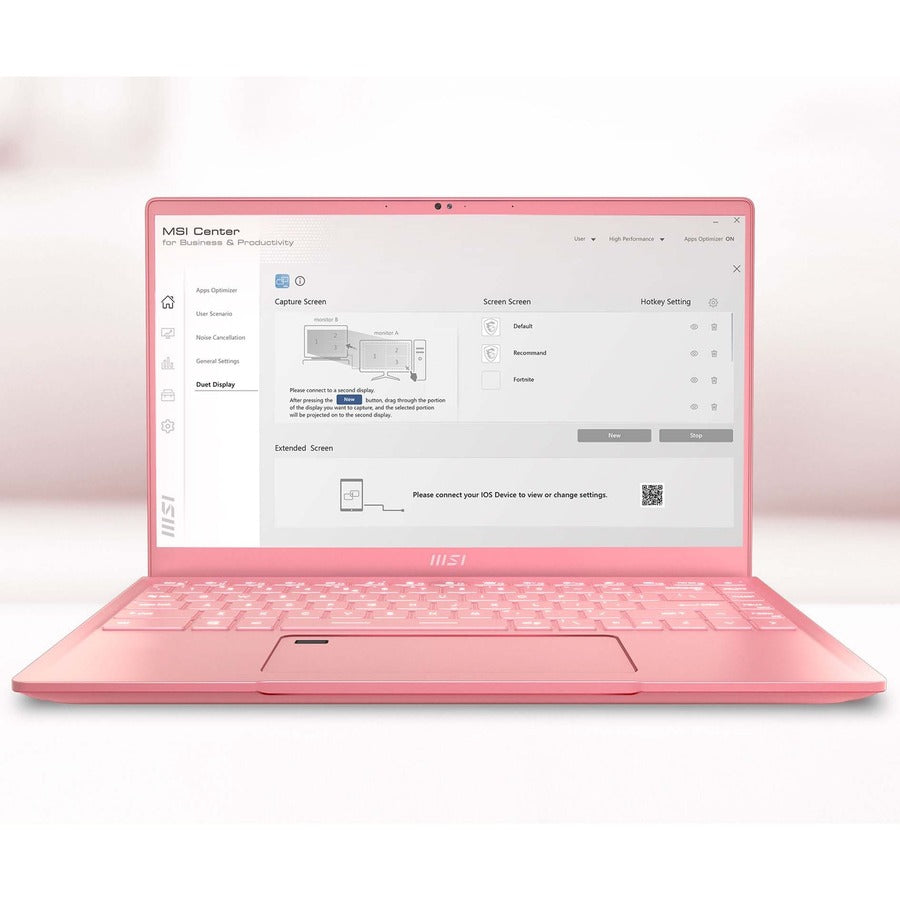 MSI Prestige 14 Prestige 14 A11SB-631CA Ordinateur portable 14" - Full HD - Intel Core i7 11e génération i7-1185G7 - 16 Go - SSD 1 To - Rose PRESTIGE 14 A11SB-631CA