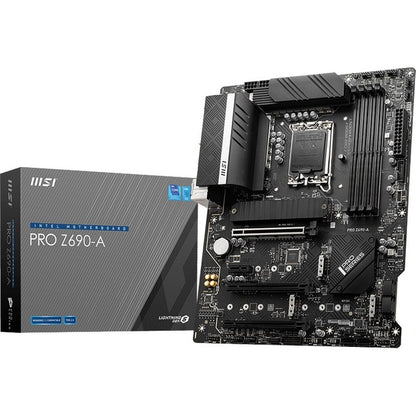 Carte mère de bureau MSI Z690-A - Chipset Intel Z690 - Socket LGA-1700 - Mémoire Intel Optane compatible - ATX PROZ690A