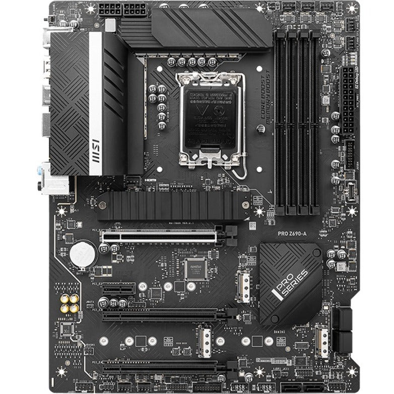 Carte mère de bureau MSI Z690-A - Chipset Intel Z690 - Socket LGA-1700 - Mémoire Intel Optane compatible - ATX PROZ690A