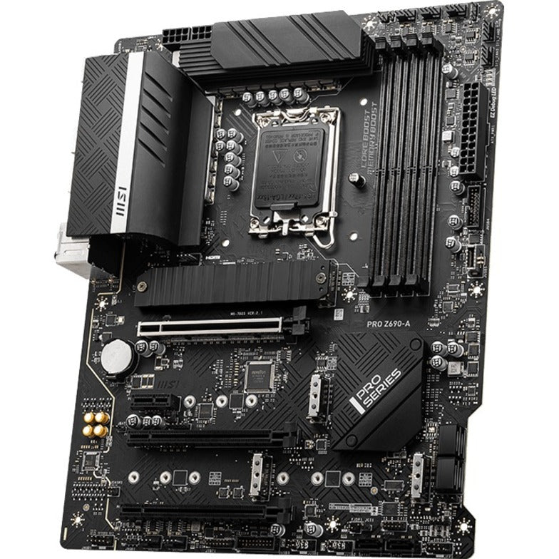 Carte mère de bureau MSI Z690-A - Chipset Intel Z690 - Socket LGA-1700 - Mémoire Intel Optane compatible - ATX PROZ690A