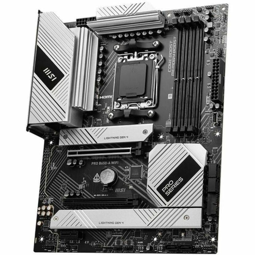 Carte mère de bureau MSI PRO B650-A WIFI - Chipset AMD B650 - Socket AM5 - ATX B650AWIFI